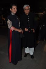 Javed Akhtar, Shabana Azmi at Filmfare Awards Red Carpet 2014 on 24th Jan 2014
